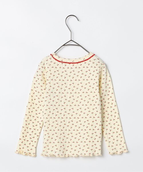 p.premier（ピードットプルミエ）の「針抜きカットソープルオーバー（Tシャツ/カットソー・キッズ・ピンク/レッド/アイボリー・80/90/100/110/120/130/140）」の22枚目の写真