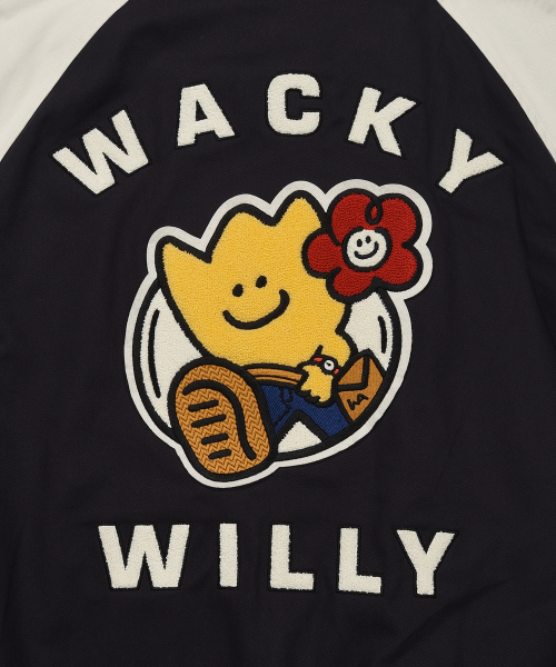Wacky WiLLy(ワッキーウィリー)の「パッチワークグラフィックバスティジャケットネイビー(スタジャン・レディース・その他・SMALL/MEDIUM/LARGE/X-LARGE)」の10枚目の写真