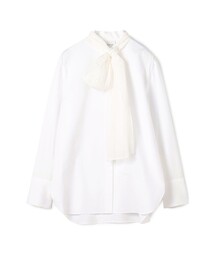 TOMORROWLAND collection（トゥモローランドコレクション）の「コンパクトブロード シフォンボウタイブラウス（シャツ/ブラウス）」
