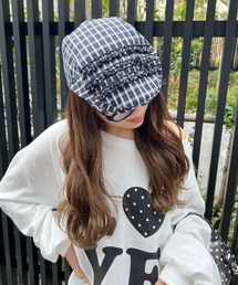 WC（ダブル シー）の「アソートパターンフリルハンチング（ハンチング/ベレー帽）」