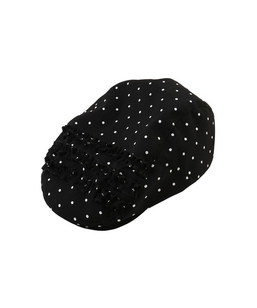 WC（ダブル シー）の「アソートパターンフリルハンチング（ハンチング/ベレー帽・レディース・ブラック系その他/ドット・FREE）」の20枚目の写真