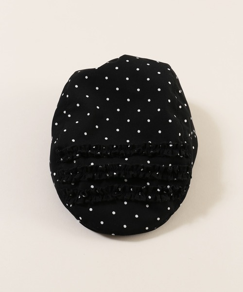 WC（ダブル シー）の「アソートパターンフリルハンチング（ハンチング/ベレー帽・レディース・ブラック系その他/ドット・FREE）」の21枚目の写真