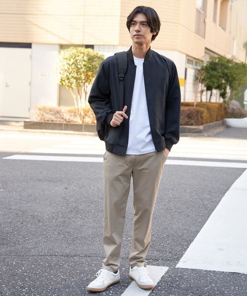 ikka（イッカ）の「【雑誌MonoMax4月号掲載】イージーケアリネンライクブルゾン「小泉孝太郎さん着用モデル」（ブルゾン・メンズ・チャコール/グレイッシュベージュ/ネイビー/グレー・M/L/XL/S）」の17枚目の写真