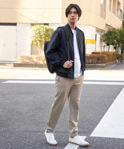 ikka（イッカ）の「【雑誌MonoMax4月号掲載】イージーケアリネンライクブルゾン「小泉孝太郎さん着用モデル」（ブルゾン・メンズ・チャコール/グレイッシュベージュ/ネイビー/グレー・M/L/XL/S）」の16枚目の写真