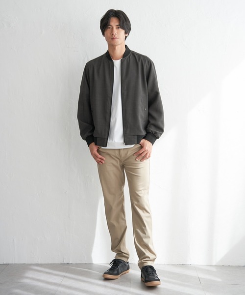 ikka（イッカ）の「【雑誌MonoMax4月号掲載】イージーケアリネンライクブルゾン「小泉孝太郎さん着用モデル」（ブルゾン・メンズ・チャコール/グレイッシュベージュ/ネイビー/グレー・M/L/XL/S）」の22枚目の写真