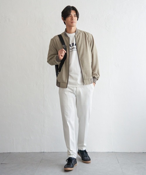 ikka（イッカ）の「【雑誌MonoMax4月号掲載】イージーケアリネンライクブルゾン「小泉孝太郎さん着用モデル」（ブルゾン・メンズ・チャコール/グレイッシュベージュ/ネイビー/グレー・M/L/XL/S）」の9枚目の写真