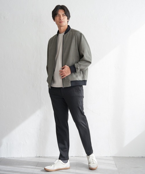 ikka（イッカ）の「【雑誌MonoMax4月号掲載】イージーケアリネンライクブルゾン「小泉孝太郎さん着用モデル」（ブルゾン・メンズ・チャコール/グレイッシュベージュ/ネイビー/グレー・M/L/XL/S）」の19枚目の写真