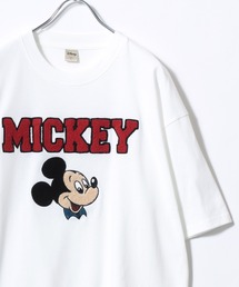 Disney（ディズニー）の「2026SS Disney/ディズニー ミッキー/ミニー/ベイマックス /トイ・ストーリー /ズートピア /101匹わんちゃん オーバーサイズ フロント バックサガラ刺繍 半袖Ｔシャツ レディース メンズ（Tシャツ/カットソー）」