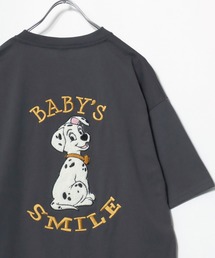 Disney（ディズニー）の「2026SS Disney ディズニー ミッキー ミニー ベイマックス  トイ・ストーリー  ズートピア  101匹わんちゃん オーバーサイズ フロント バックサガラ刺繍 半袖Tシャツ レディース メンズ（Tシャツ/カットソー）」