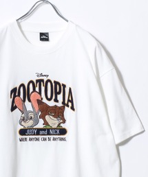 Disney（ディズニー）の「2026SS Disney ディズニー ミッキー ミニー ベイマックス  トイ・ストーリー  ズートピア  101匹わんちゃん オーバーサイズ フロント バックサガラ刺繍 半袖Tシャツ レディース メンズ（Tシャツ/カットソー）」