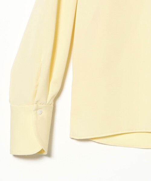Demi-Luxe BEAMS（デミルクス ビームス）の「ストレッチ サテン ブラウス（シャツ/ブラウス・レディース・ホワイト/イエロー/ネイビー・ONE SIZE）」の11枚目の写真