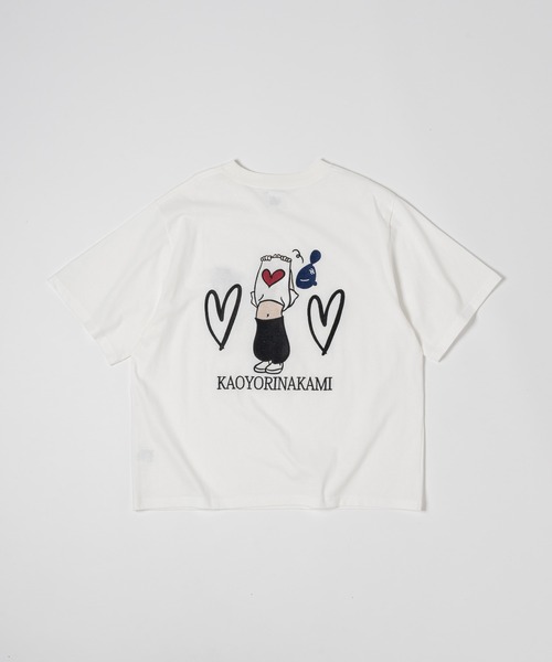 kaoyorinakami(カオヨリナカミ)の「UMEYIYA TEE / ウメミヤTシャツ(Tシャツ/カットソー・メンズ・イエロー/グリーン/ブラック/ホワイト・X-LARGE/SMALL/LARGE/MEDIUM)」の10枚目の写真