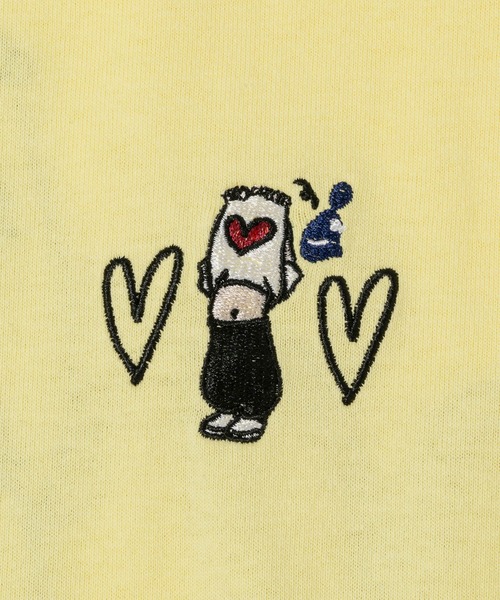 kaoyorinakami(カオヨリナカミ)の「UMEYIYA TEE / ウメミヤTシャツ(Tシャツ/カットソー・メンズ・イエロー/グリーン/ブラック/ホワイト・X-LARGE/SMALL/LARGE/MEDIUM)」の20枚目の写真