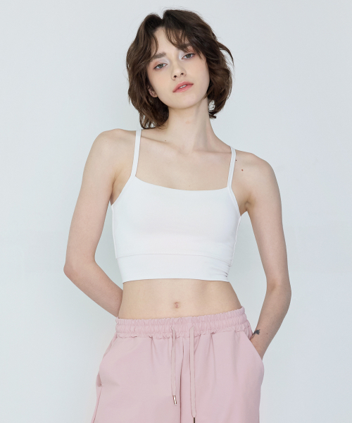 DEVIWEAR（デヴィウェア）の「女性 ヨガウェア DEVI-TS0032-ホワイト ピラティス フェノミ クロップトップ（チューブトップ・レディース・その他・LARGE/MEDIUM/SMALL）」の3枚目の写真