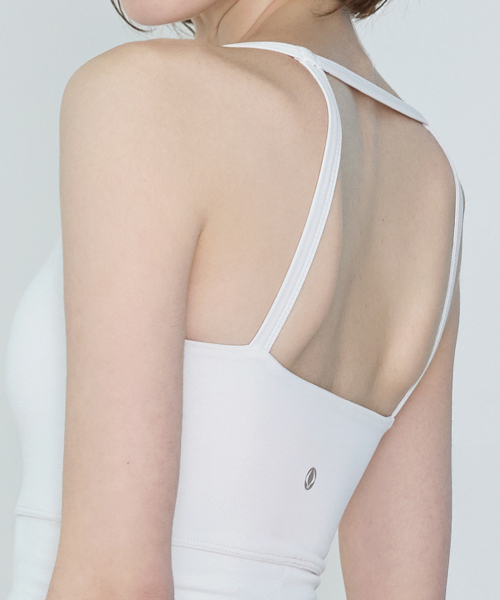 DEVIWEAR（デヴィウェア）の「女性 ヨガウェア DEVI-TS0032-ホワイト ピラティス フェノミ クロップトップ（チューブトップ・レディース・その他・LARGE/MEDIUM/SMALL）」の5枚目の写真