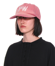 PARTIMENTO WOMEN（パルティメントウィメン）の「PW エンブロイダリー グランデッド キャップ_ピンク（キャップ）」