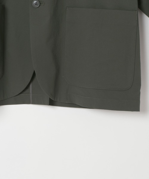 GLOBAL WORK(グローバルワーク)の「シーズンレステックシャツカーディガン/643134(ノーカラージャケット・メンズ・ブラック/チャコールグレー・SMALL/MEDIUM/LARGE/X-LARGE)」の7枚目の写真