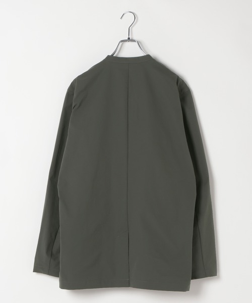 GLOBAL WORK(グローバルワーク)の「シーズンレステックシャツカーディガン/643134(ノーカラージャケット・メンズ・ブラック/チャコールグレー・SMALL/MEDIUM/LARGE/X-LARGE)」の9枚目の写真