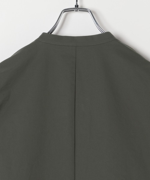 GLOBAL WORK(グローバルワーク)の「シーズンレステックシャツカーディガン/643134(ノーカラージャケット・メンズ・ブラック/チャコールグレー・SMALL/MEDIUM/LARGE/X-LARGE)」の10枚目の写真