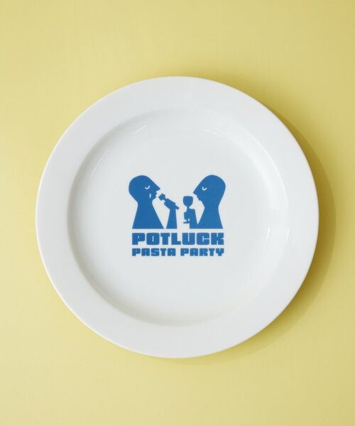 BIRTHDAY BAR（バースデイバー）の「【クリエイター「FLINT MASON」× BIRTHDAY BAR 初コラボ！】POTLUCK PASTA PARTY リムプレートM（食器・レディース・ブルー・0）」の10枚目の写真