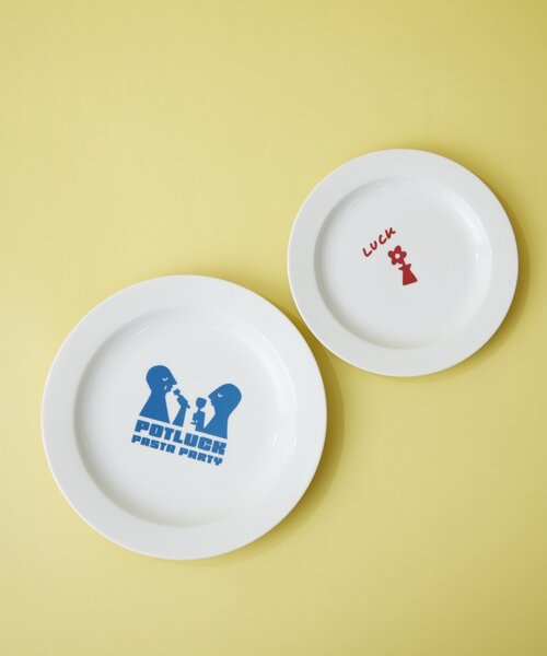 BIRTHDAY BAR（バースデイバー）の「【クリエイター「FLINT MASON」× BIRTHDAY BAR 初コラボ！】POTLUCK PASTA PARTY リムプレートM（食器・レディース・ブルー・0）」の14枚目の写真