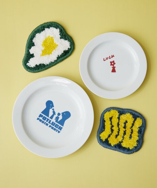 BIRTHDAY BAR（バースデイバー）の「【クリエイター「FLINT MASON」× BIRTHDAY BAR 初コラボ！】POTLUCK PASTA PARTY リムプレートM（食器・レディース・ブルー・0）」の15枚目の写真