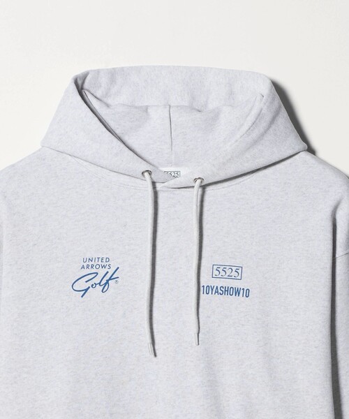 5525golf(ゴーゴーニーゴーゴルフ)の「【別注】<5525 × 10YASHOW10 × UNITED ARROWS GOLF>プルオーバー パーカー(パーカー・メンズ・ベージュ/ライトグレー/ブラック/ダークグリーン・S/M/L)」の7枚目の写真