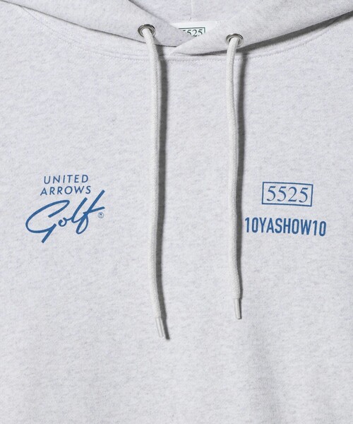 5525golf(ゴーゴーニーゴーゴルフ)の「【別注】<5525 × 10YASHOW10 × UNITED ARROWS GOLF>プルオーバー パーカー(パーカー・メンズ・ベージュ/ライトグレー/ブラック/ダークグリーン・S/M/L)」の8枚目の写真