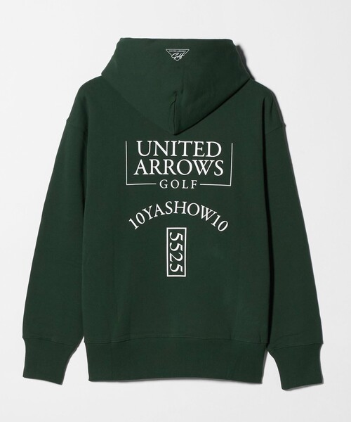 5525golf(ゴーゴーニーゴーゴルフ)の「【別注】<5525 × 10YASHOW10 × UNITED ARROWS GOLF>プルオーバー パーカー(パーカー・メンズ・ベージュ/ライトグレー/ブラック/ダークグリーン・S/M/L)」の21枚目の写真