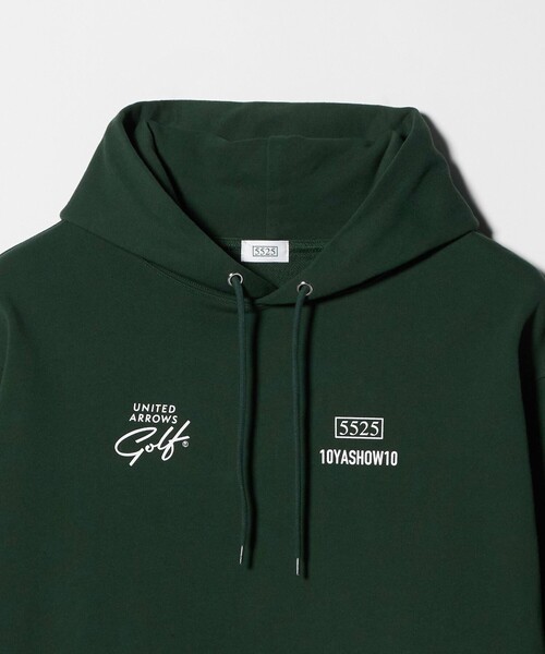 5525golf(ゴーゴーニーゴーゴルフ)の「【別注】<5525 × 10YASHOW10 × UNITED ARROWS GOLF>プルオーバー パーカー(パーカー・メンズ・ベージュ/ライトグレー/ブラック/ダークグリーン・S/M/L)」の22枚目の写真