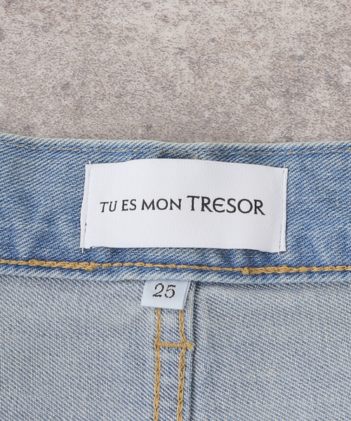 Tu es mon TRESOR（トゥ エ モン トレゾア）の「【TU ES MON TRESOR/トゥ エ モン トレゾア】r The Garnet Jean（デニムパンツ・レディース・ブルー・24/27/26/25）」の9枚目の写真