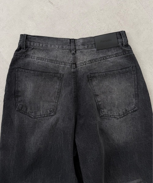 Perushu(ペルーシュ)の「WIDE STRAIGHT DENIM PANTS/ワイドストレートデニム(その他パンツ・メンズ・ブルー/ブラック・SMALL/LARGE/MEDIUM)」の21枚目の写真