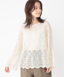 studio CLIP | ベルスリーブレースブラウス(シャツ/ブラウス)