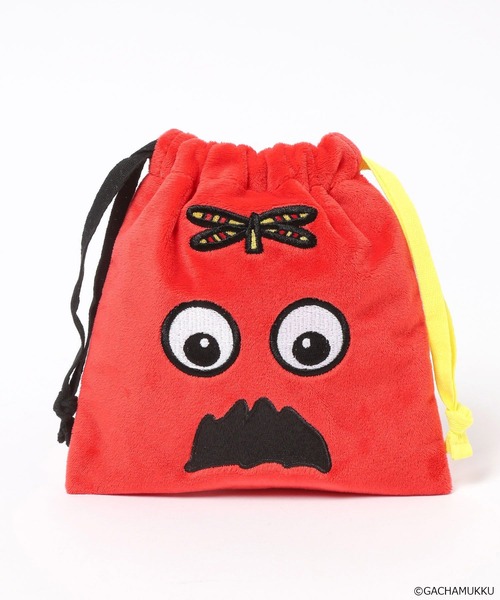 Me%（ミィパーセント）の「【ガチャピン・ムック/ガーとムー】キンチャクポーチ　650248（ポーチ・レディース・その他4/ホワイト/その他3/その他1・FREE）」の14枚目の写真