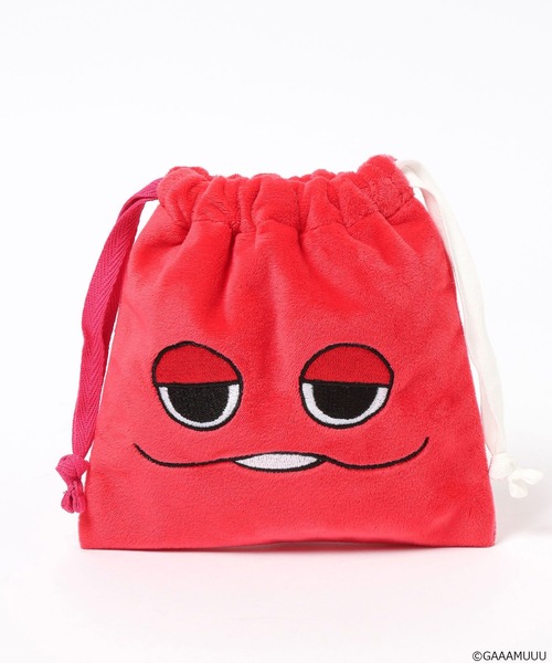 Me%（ミィパーセント）の「【ガチャピン・ムック/ガーとムー】キンチャクポーチ　650248（ポーチ・レディース・その他4/ホワイト/その他3/その他1・FREE）」の15枚目の写真