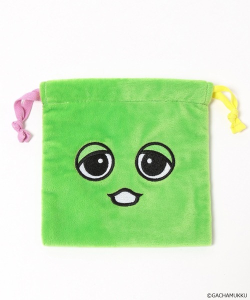 Me%（ミィパーセント）の「【ガチャピン・ムック/ガーとムー】キンチャクポーチ　650248（ポーチ・レディース・その他4/ホワイト/その他3/その他1・FREE）」の19枚目の写真