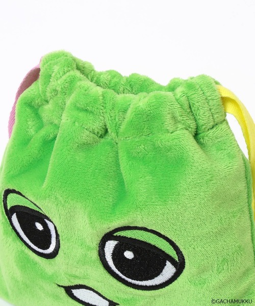 Me%（ミィパーセント）の「【ガチャピン・ムック/ガーとムー】キンチャクポーチ　650248（ポーチ・レディース・その他4/ホワイト/その他3/その他1・FREE）」の21枚目の写真