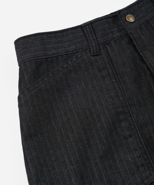 FRIZMWORKS（フリズムワークス）の「ARMY DENIM FATIGUE PANTS _ BLACK（デニムパンツ・メンズ・その他・SMALL/MEDIUM/LARGE/X-LARGE）」の5枚目の写真