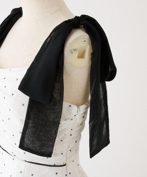 one after another NICE CLAUP（ワンアフターアナザーナイスクラップ）の「カーディガンセット配色リボンワンピース（ワンピース・レディース・ミント/ピンク/ホワイト系その他/ブラック系その他・FREE）」の11枚目の写真