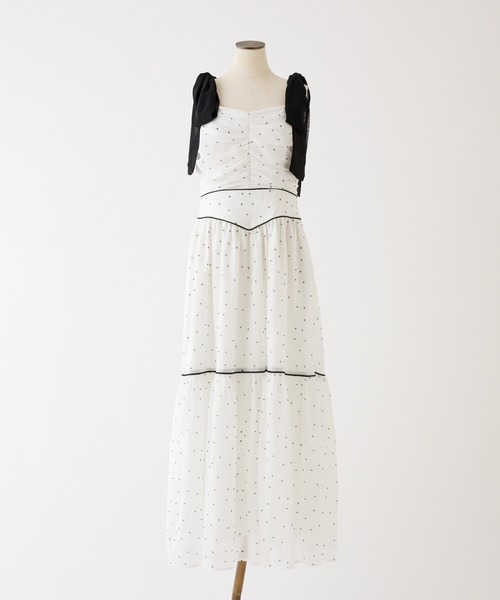 one after another NICE CLAUP（ワンアフターアナザーナイスクラップ）の「カーディガンセット配色リボンワンピース（ワンピース・レディース・ミント/ピンク/ホワイト系その他/ブラック系その他・FREE）」の16枚目の写真