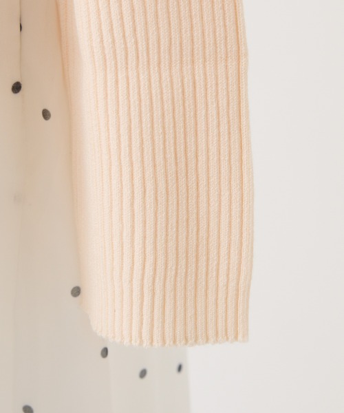 one after another NICE CLAUP（ワンアフターアナザーナイスクラップ）の「カーディガンセット配色リボンワンピース（ワンピース・レディース・ミント/ピンク/ホワイト系その他/ブラック系その他・FREE）」の8枚目の写真