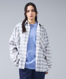 UNIVERSAL OVERALL | 【UNIVERSAL OVERALL / ユニバーサルオーバーオール】オンブレチェック シャツ / ユニセックス/U2613190(シャツ/ブラウス)