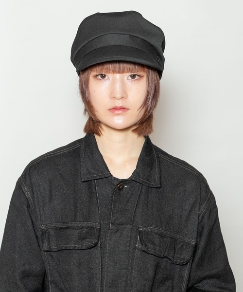 CA4LA(カシラ)の「MATIN 2(キャスケット・メンズ・ベージュ/ネイビー/ブラック・ONESIZE)」の1枚目の写真