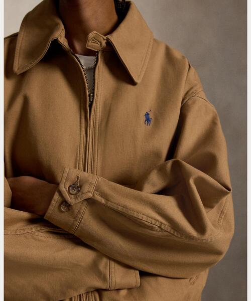 POLO RALPH LAUREN(ポロ ラルフ ローレン)の「ダブルフェイスド コットン ジャケット(ブルゾン・レディース・ブラウン系6・S/L/XS/M/XXS/XL)」の3枚目の写真
