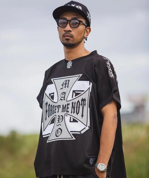 ROYAL FLASH（ロイヤルフラッシュ）の「MAYO/メイヨー/刺繍ゲームシャツ（Tシャツ/カットソー・メンズ・ブラック・M）」の2枚目の写真