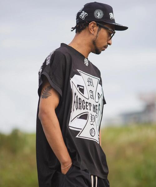 ROYAL FLASH（ロイヤルフラッシュ）の「MAYO/メイヨー/刺繍ゲームシャツ（Tシャツ/カットソー・メンズ・ブラック・M）」の3枚目の写真