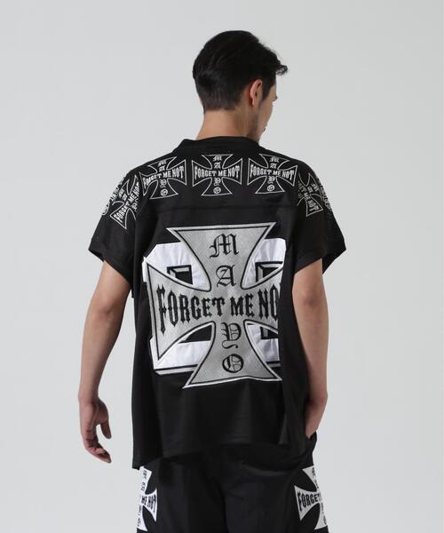 ROYAL FLASH（ロイヤルフラッシュ）の「MAYO/メイヨー/刺繍ゲームシャツ（Tシャツ/カットソー・メンズ・ブラック・M）」の5枚目の写真