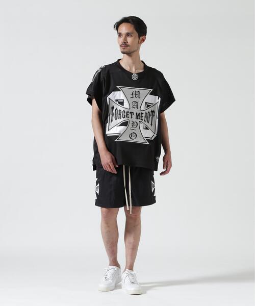 ROYAL FLASH（ロイヤルフラッシュ）の「MAYO/メイヨー/刺繍ゲームシャツ（Tシャツ/カットソー・メンズ・ブラック・M）」の7枚目の写真