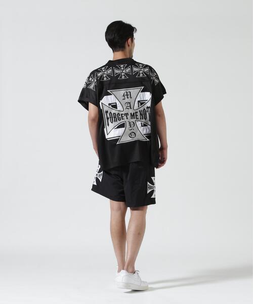 ROYAL FLASH（ロイヤルフラッシュ）の「MAYO/メイヨー/刺繍ゲームシャツ（Tシャツ/カットソー・メンズ・ブラック・M）」の8枚目の写真