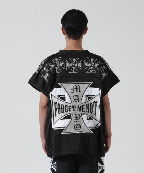 ROYAL FLASH（ロイヤルフラッシュ）の「MAYO/メイヨー/刺繍ゲームシャツ（Tシャツ/カットソー・メンズ・ブラック・M）」の10枚目の写真